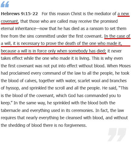 Hebrews 9:15-22 - WMSCOG